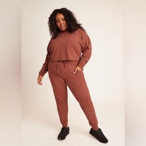 knix Women's Rose Taupe Lounge Wear Set